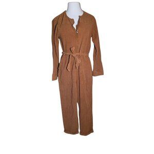 Hello Nite LA Jumpsuit Romper Tan Brown Women's Size Medium